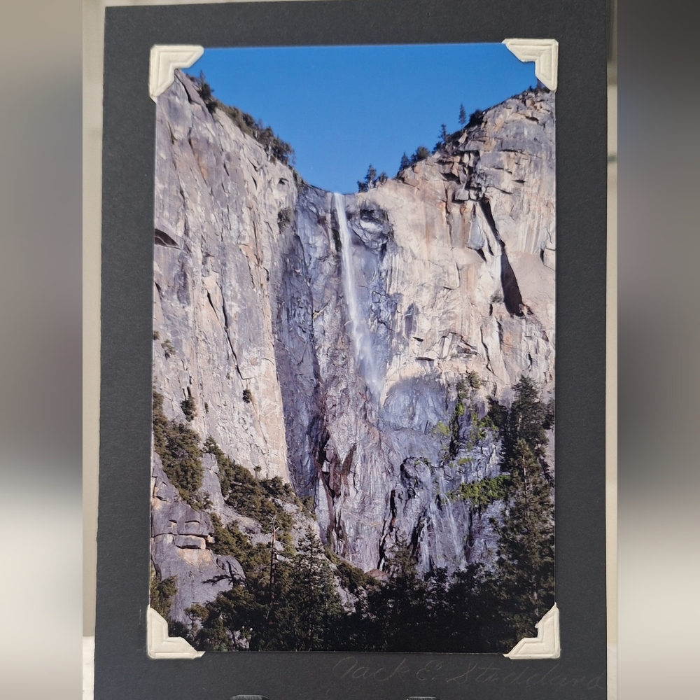 Bridalveil Falls-Yosemite National Park By Jack E. Stiddard 4x6 Notecard